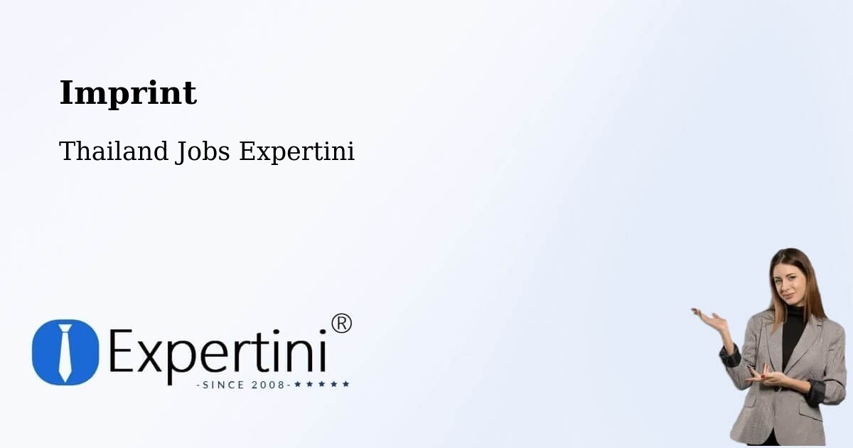 Imprint – Amphoe Phichai - Thailand Jobs Expertini